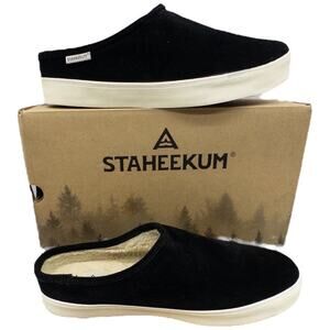 Staheekum Women's Plush Lined Mules Black Size 9